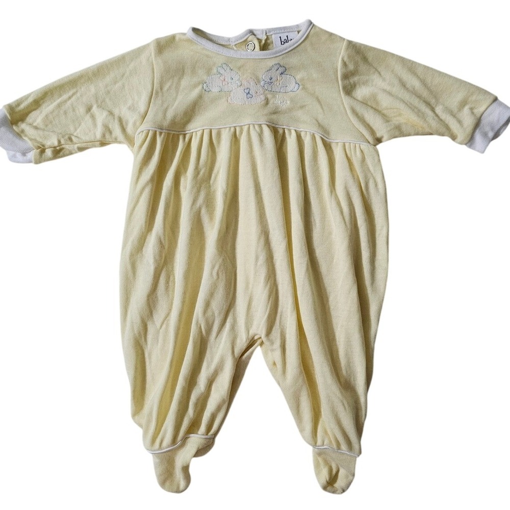 Yellow Kids One Piece Footie